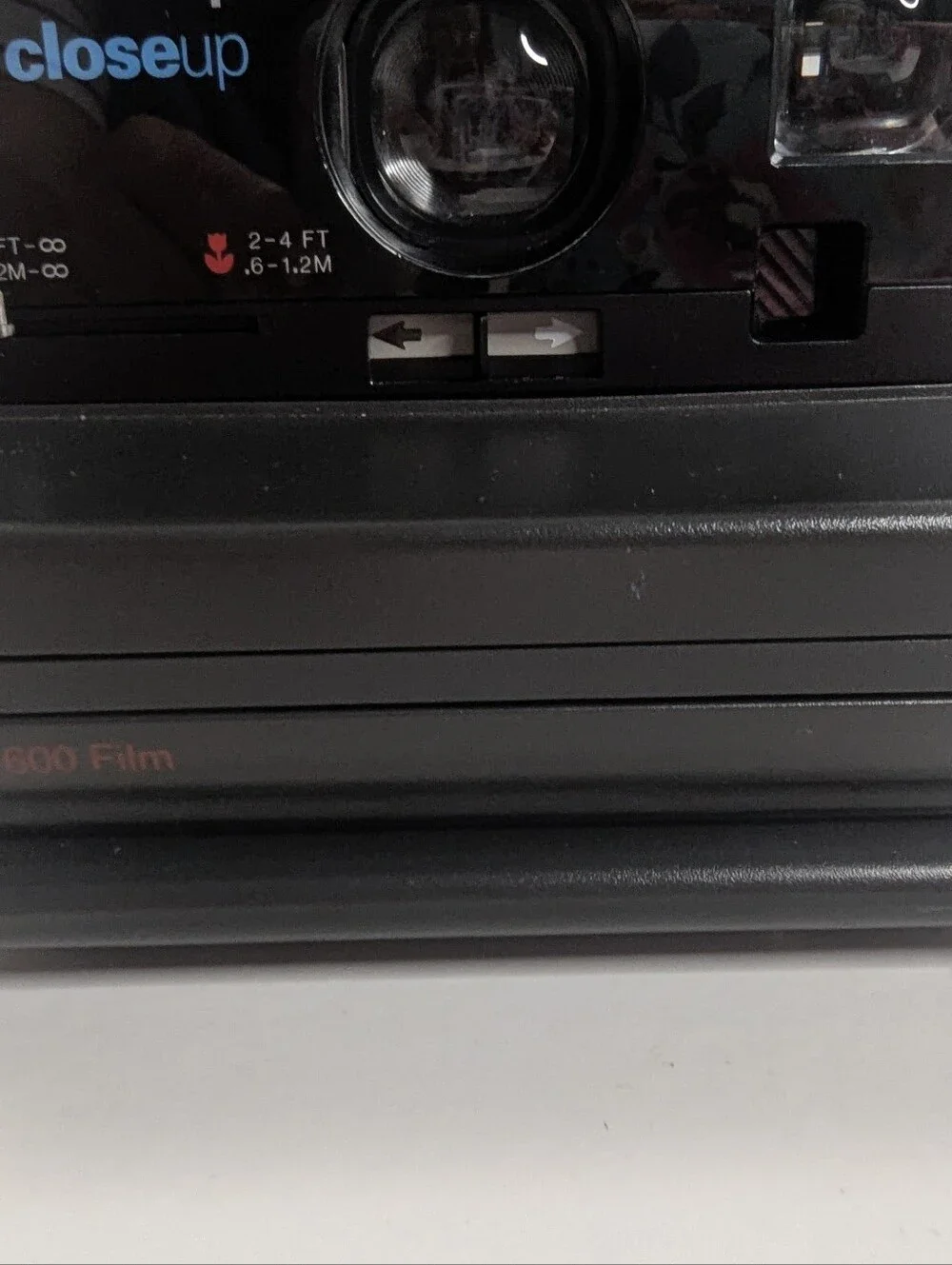 Polaroid OneStep CloseUp Instant Film Camera Black 600 Series Vintage Retro